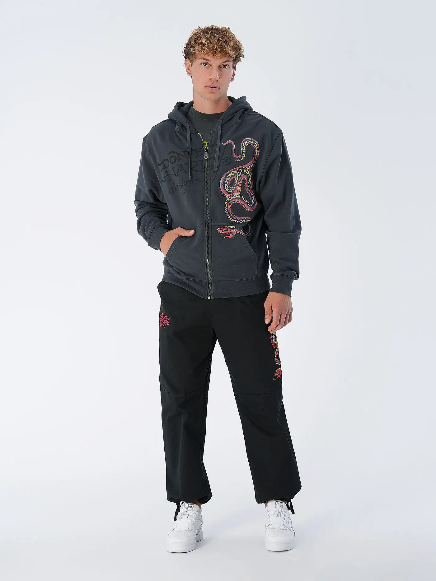 ED HARDY | Sweatjacke DRAG SNAKE | 
